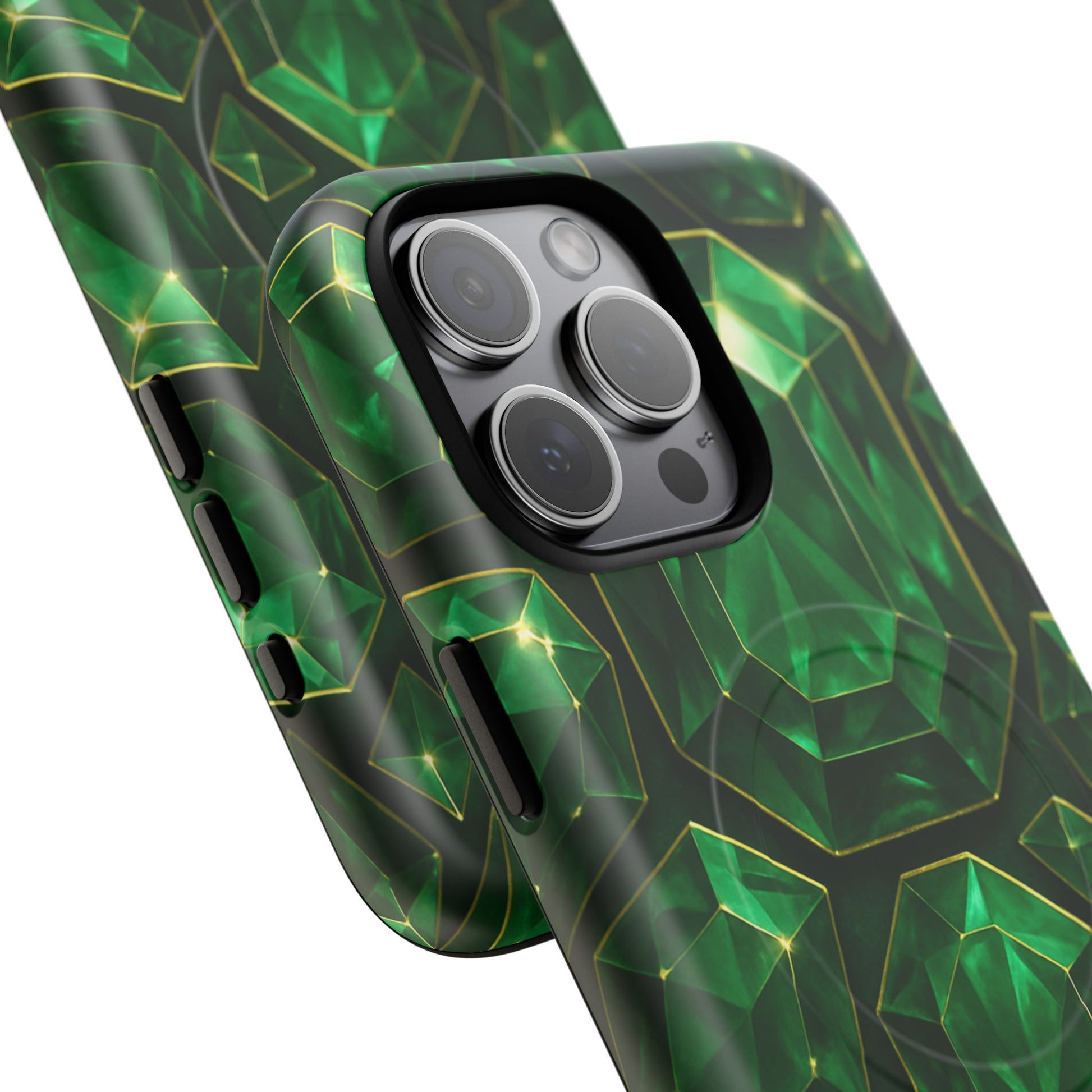 Luxury Series Emerald Gem iPhone Case with MagSafe - Shamo's