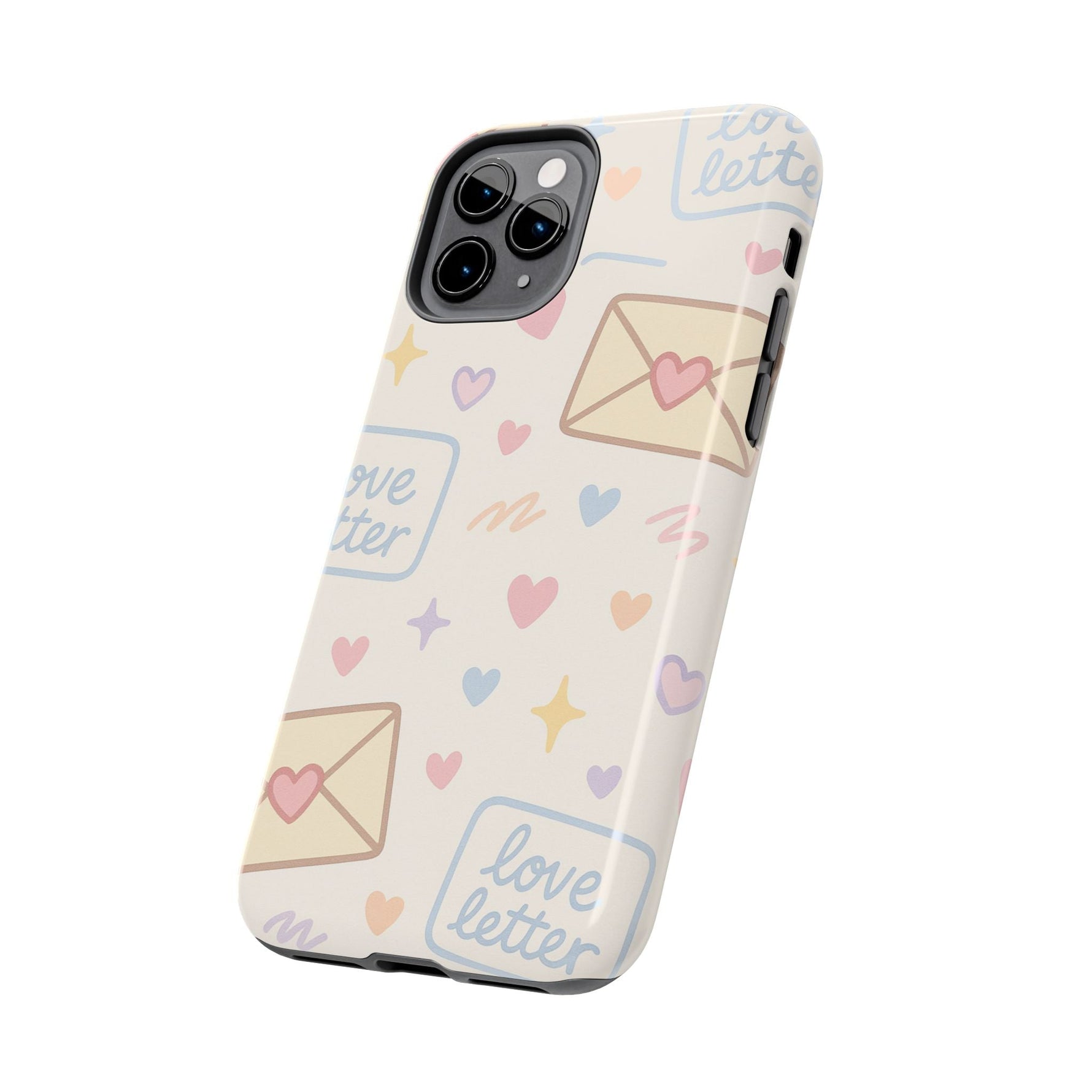 Pastel Love Letter Hearts Impact Phone Case  Shamo's