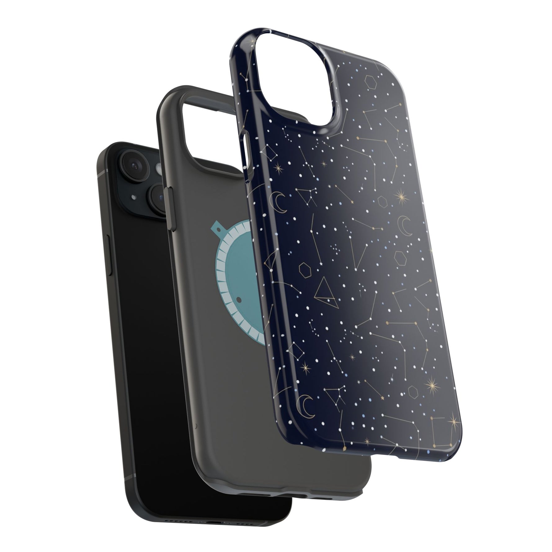 Constellation Night Magnetic Impact-Resistant Phone Case with MagSafe