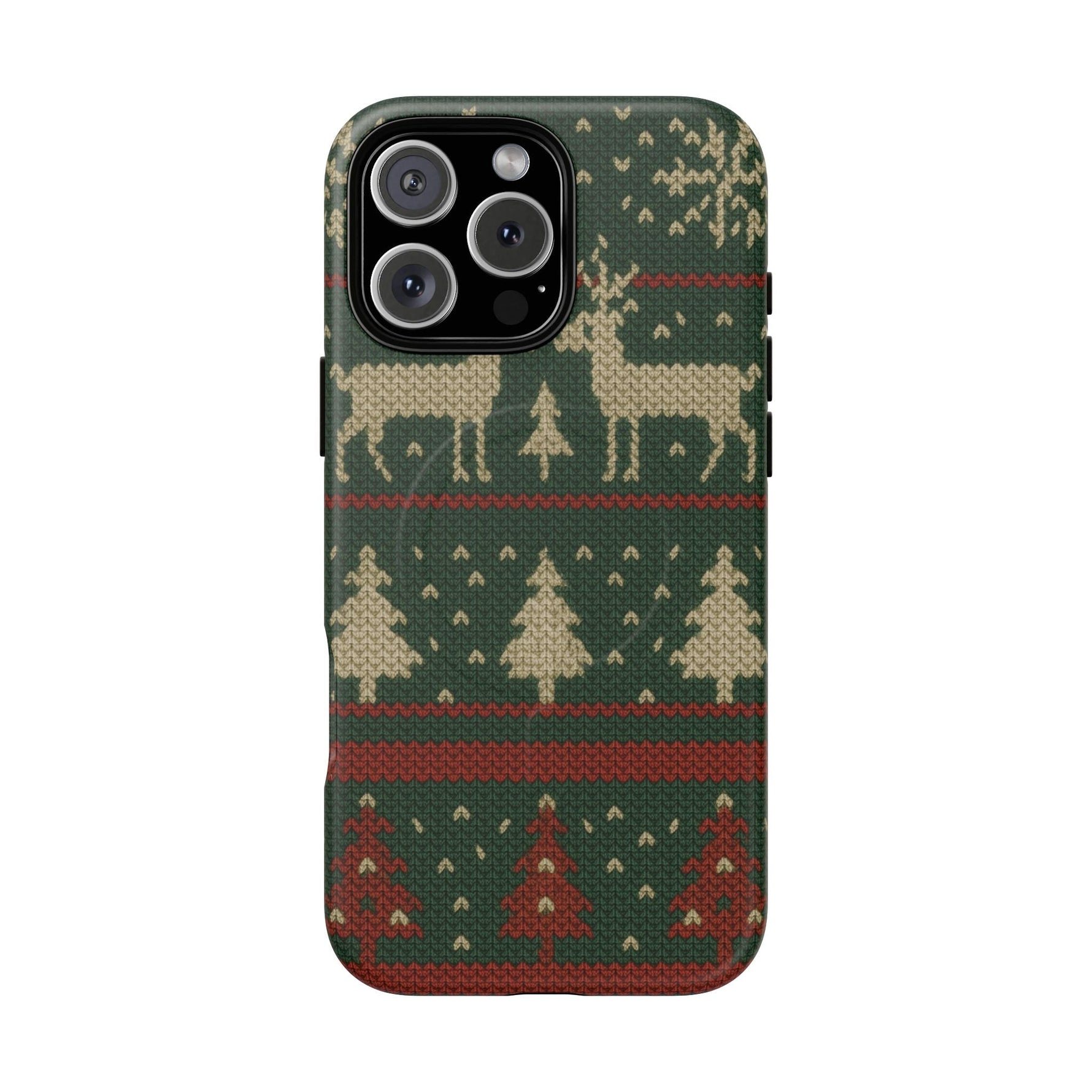 Holiday Knit Reindeer MagSafe Tough iPhone Case  Shamo's iPhone 16 Pro Max / Matte
