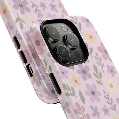 Floral Magnetic | Compatible with MagSafe Phone Case - Stylish and Durable Protection