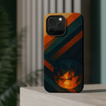 “Geometry of Becoming” Abstract iPhone MagSafe Case — Magnetic Impact-Resistant  Shamo's