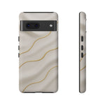 Elegant Gold Wave Tough iPhone Case - Shamo's
