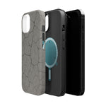 Cracked Concrete Texture iPhone Case with MagSafe compatibility  Shamo's