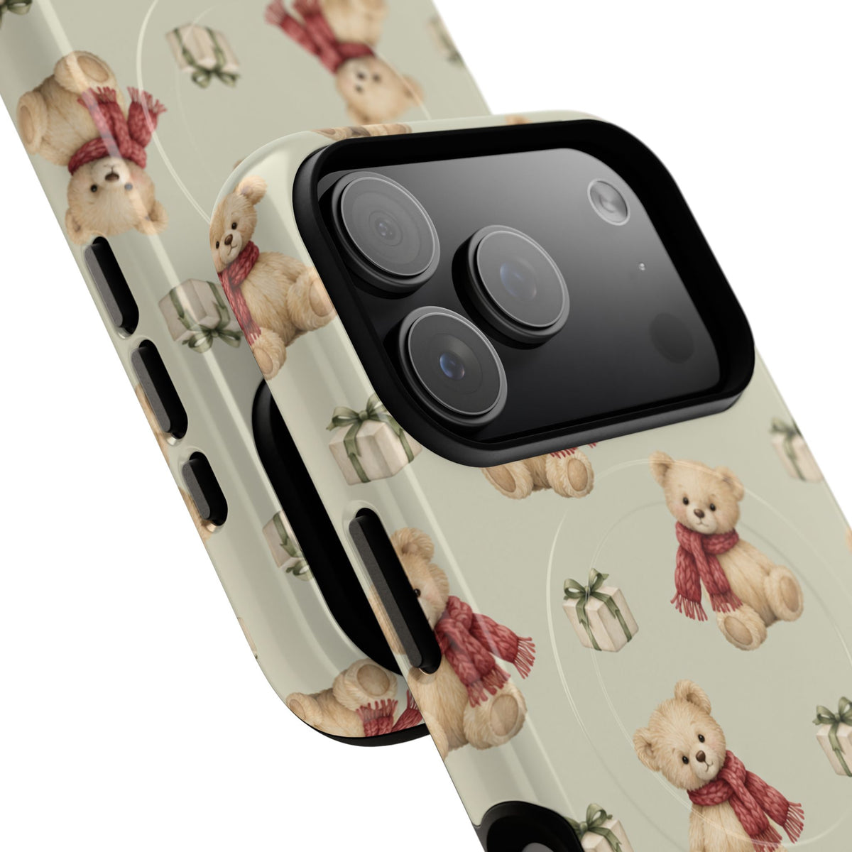 Teddy Bear on Holidays iPhone Magnetic Case with MagSafe