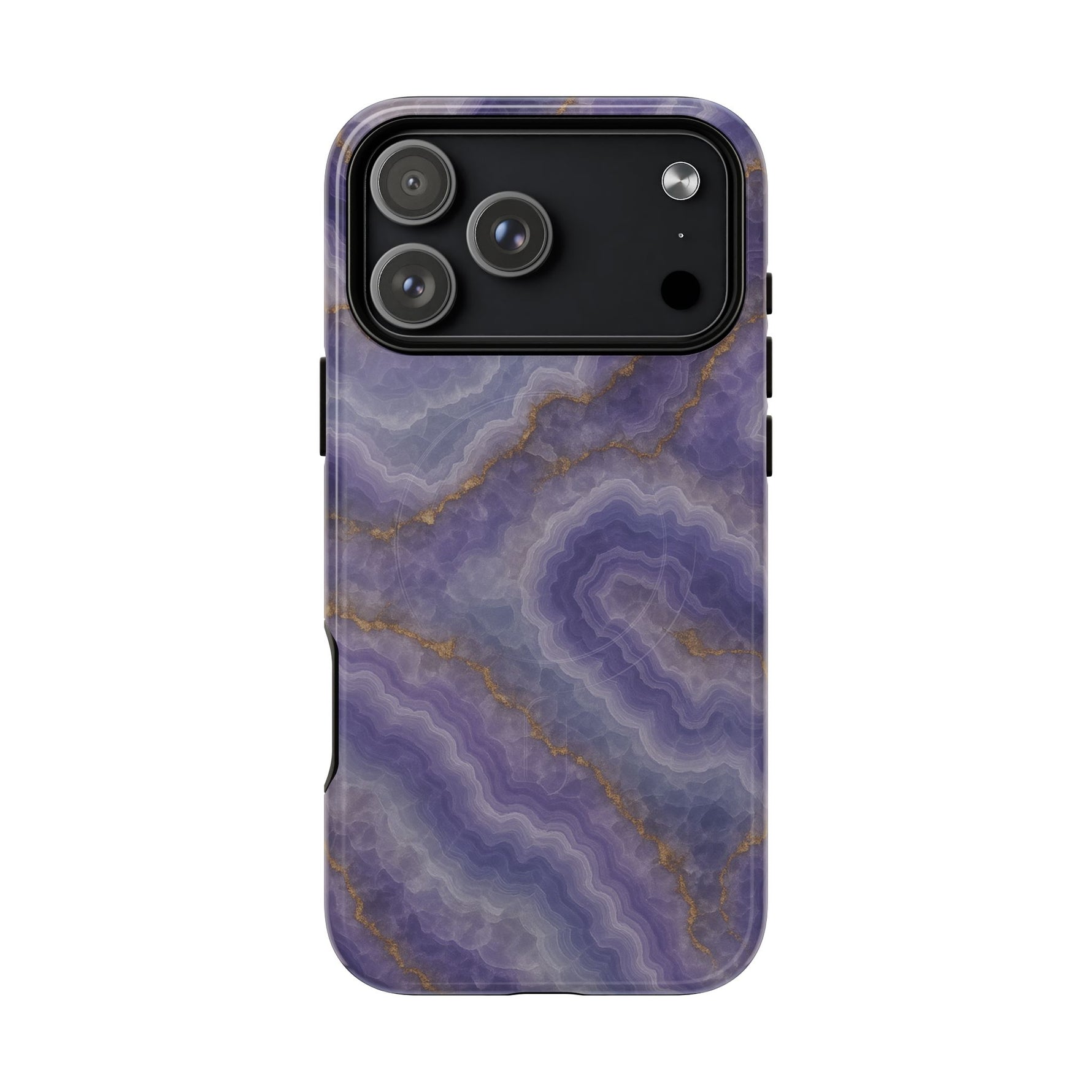 Purple Agate Marble iPhone Case with MagSafe - Shamo's