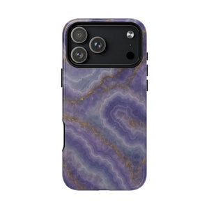 Purple Agate Marble iPhone Case with MagSafe - Shamo's