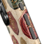 Vintage Wax Seal Pattern Magnetic Impact-Resistant Phone Case with MagSafe Compatibility