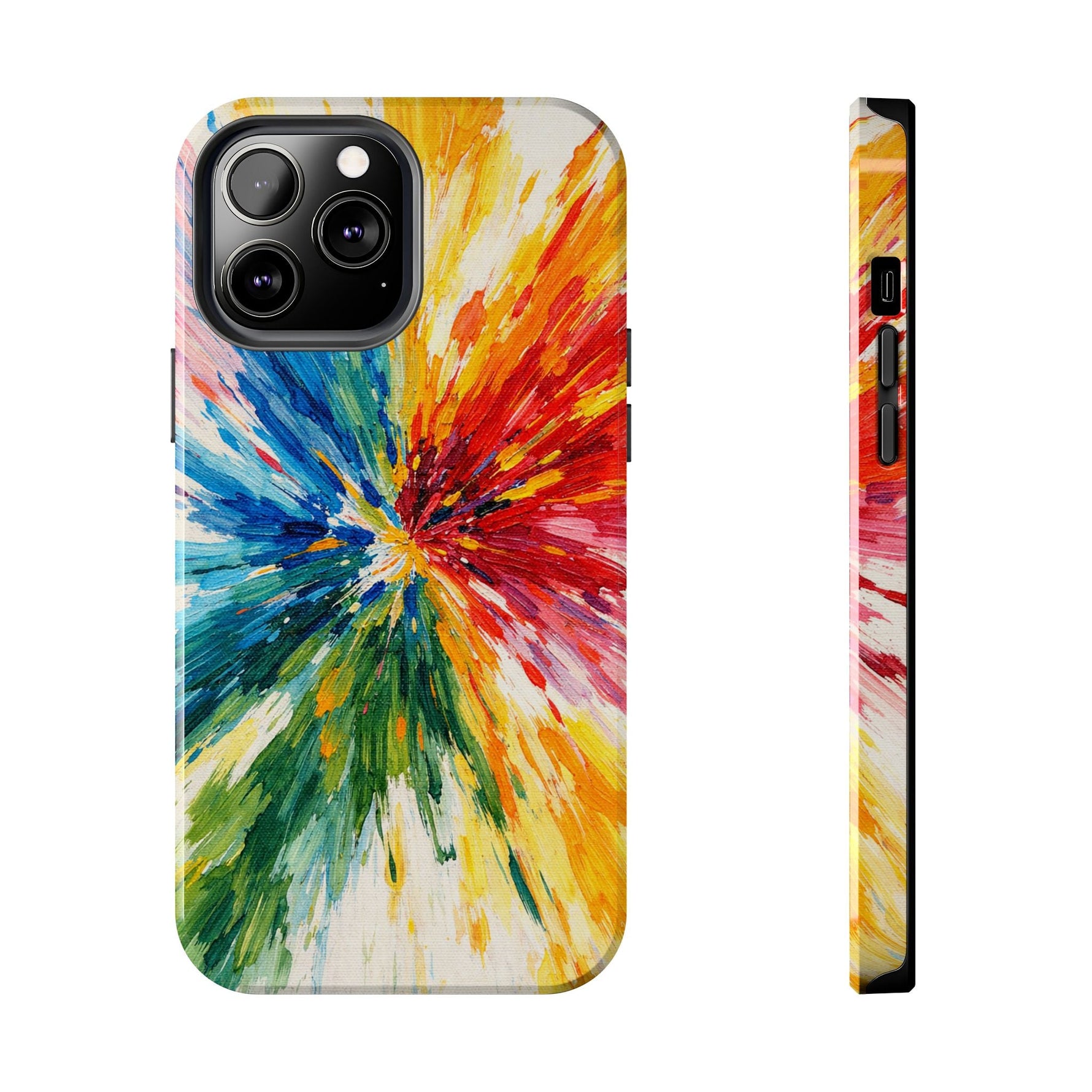 Vibrant Abstract Paint Explosion Impact Phone Case  Shamo's