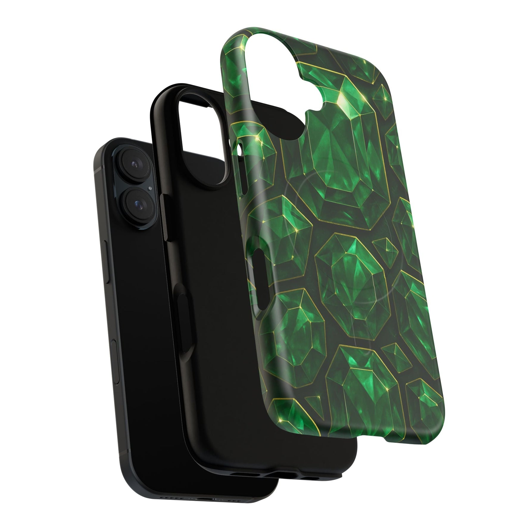 Luxury Series Emerald Gem iPhone Case with MagSafe  Shamo's