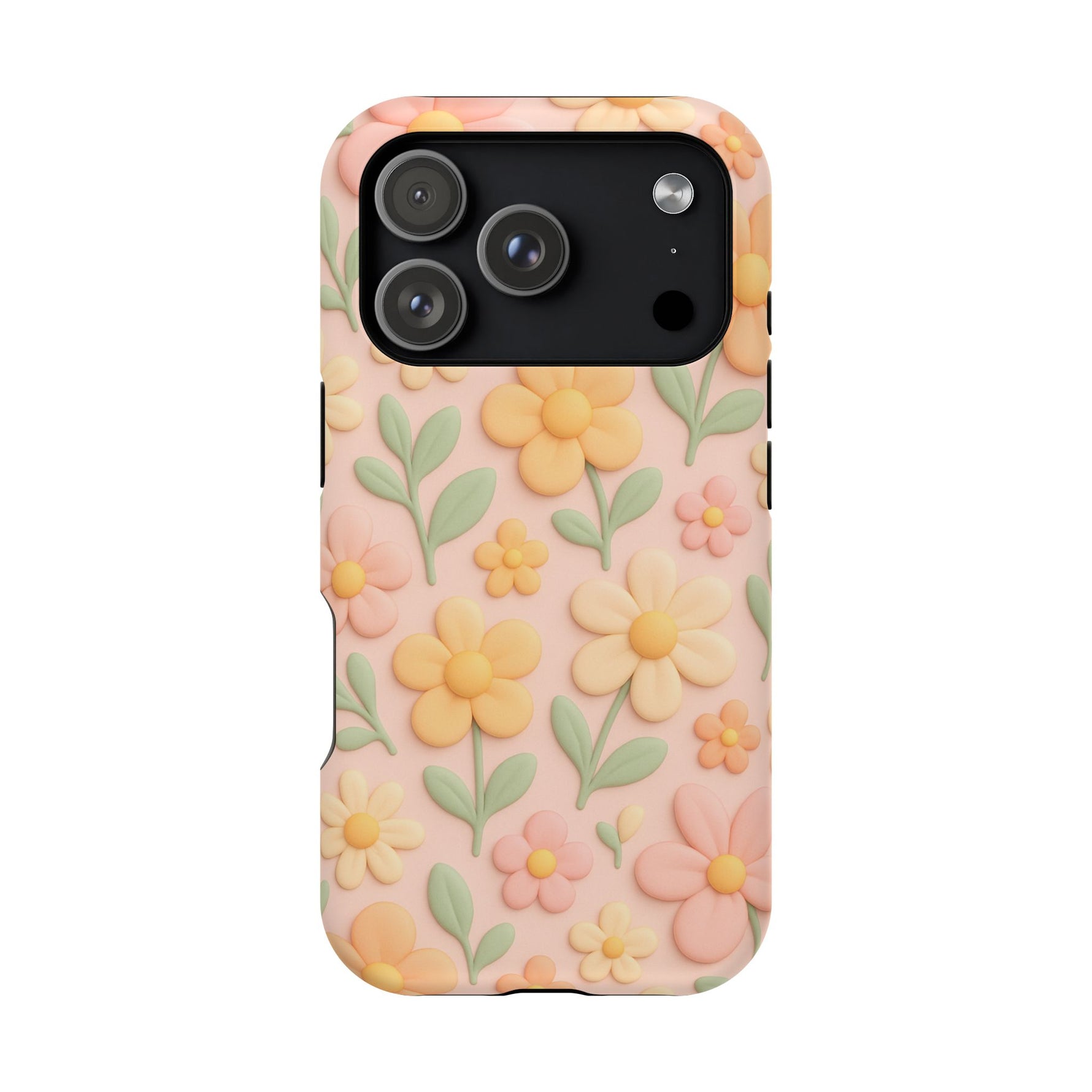 Vintage Floral 3D iPhone Case | MagSafe Compatible - Shamo's