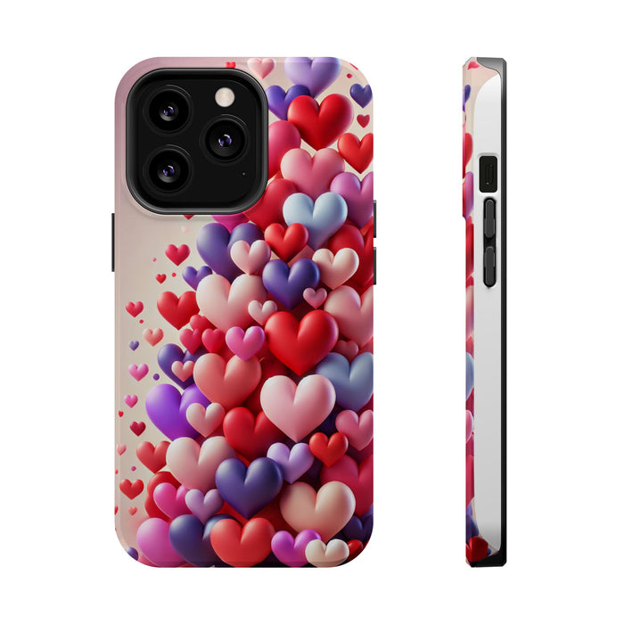Shamo's Phone Case | MagSafe Compatible | Love Hearts Theme for iPhone 17 and more