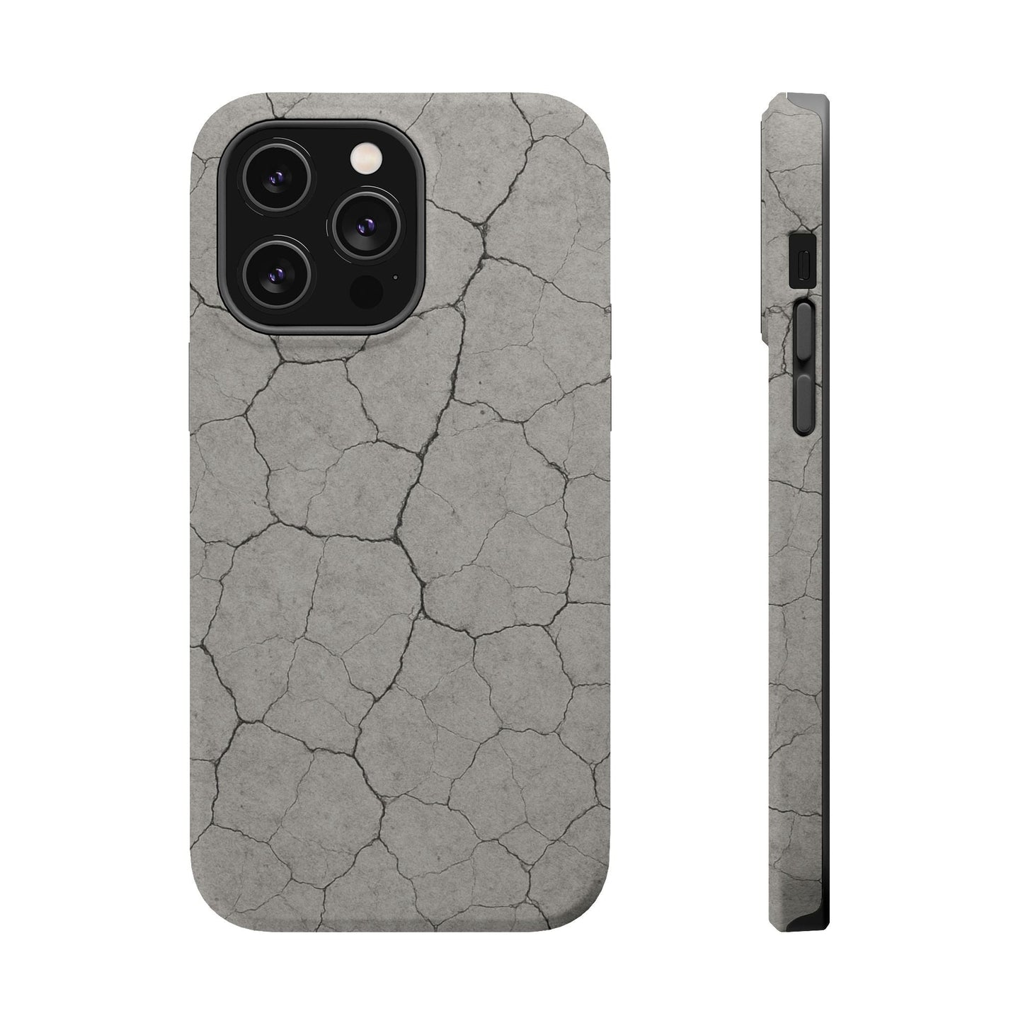 Cracked Concrete Texture iPhone Case with MagSafe compatibility  Shamo's iPhone 14 Pro Max / Matte