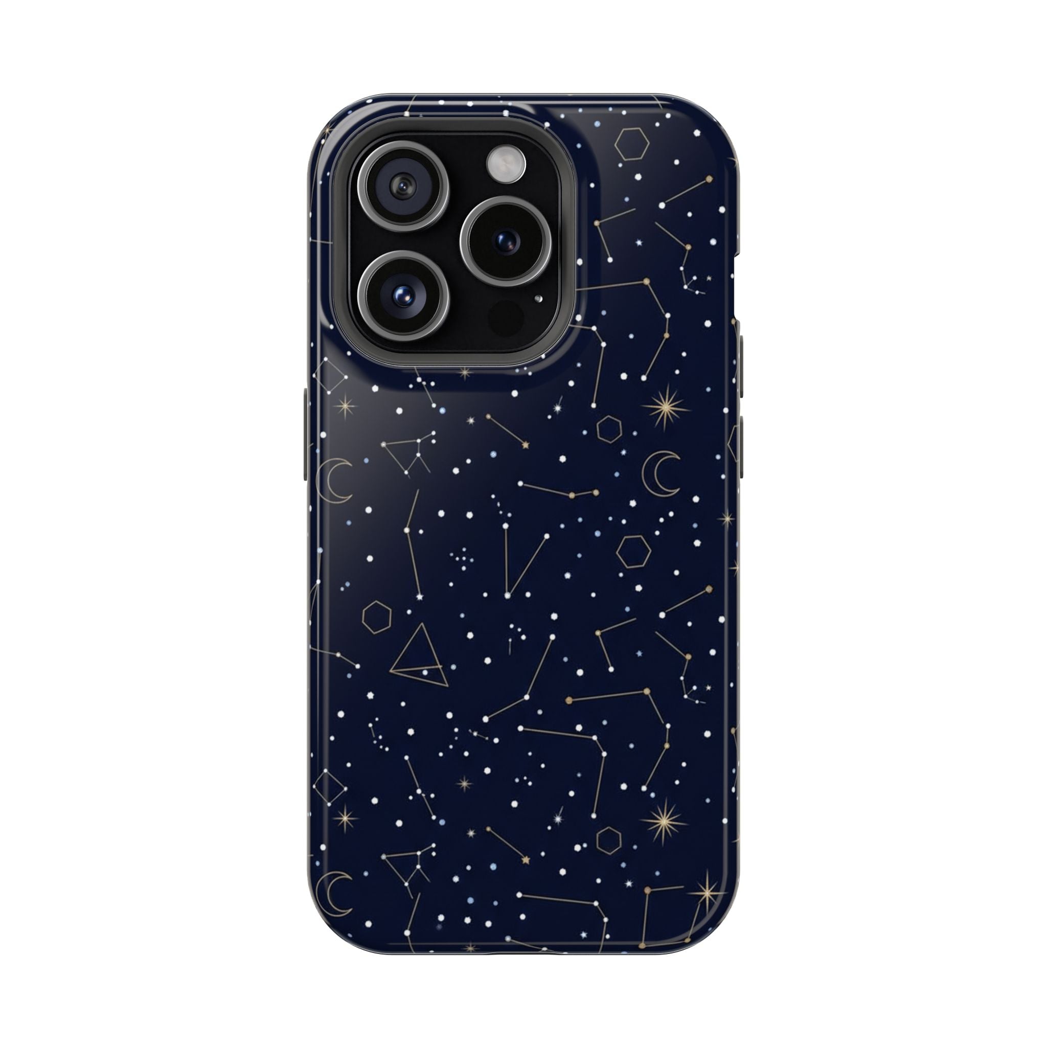 Constellation Night Magnetic Impact-Resistant Phone Case with MagSafe - iPhone 15 Pro / Glossy - Shamo's