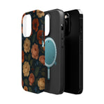 Floral Vintage Rose Magnetic Impact iPhone Case with MagSafe  Shamo's
