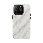 Classic White Marble iPhone Case with MagSafe - Shamo's
