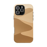Neutral Desert Wave Design iPhone Case | MagSafe  Shamo's iPhone 16 Pro Max / Matte