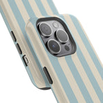 Blue Strips Pattern iPhone Case Compatible with MagSafe - Shamo's
