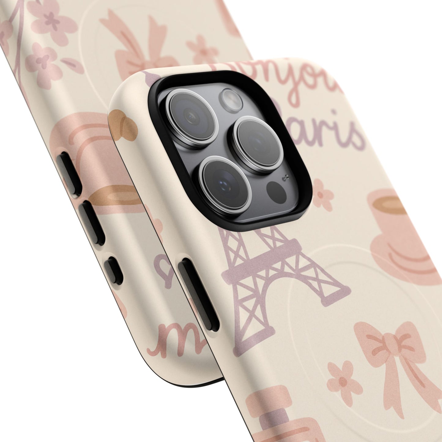 Chic Parisian iPhone Case - with Eiffel Tower Design | MagSafe