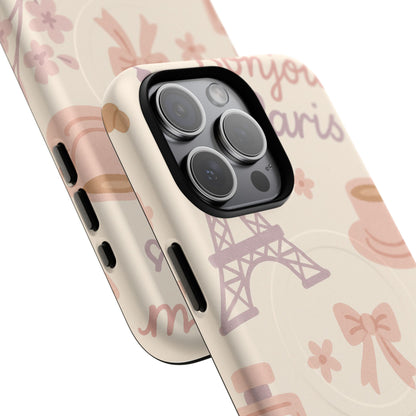 Chic Parisian iPhone Case - with Eiffel Tower Design | MagSafe