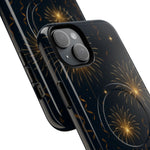 Gold Fireworks Celebration iPhone Case with MagSafe - Shamo's