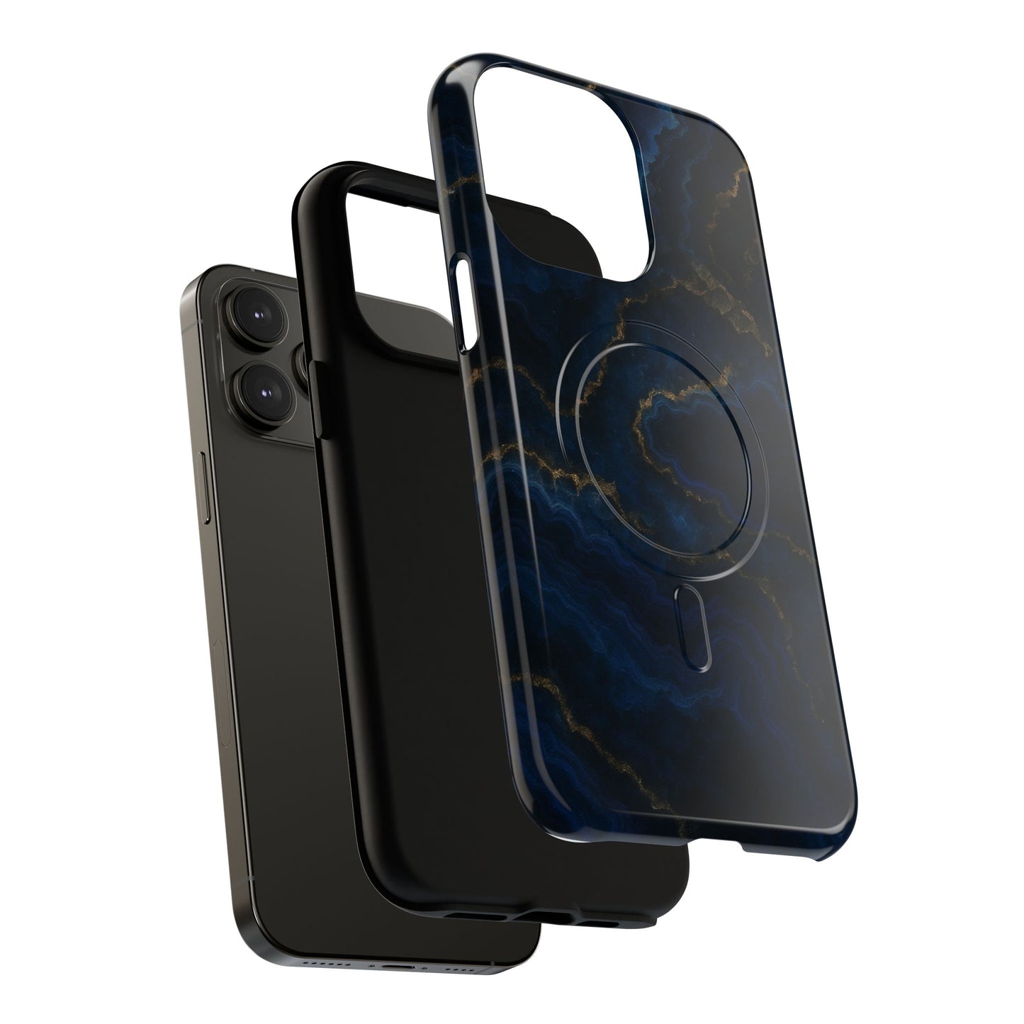 Midnight Marble iPhone Case with MagSafe