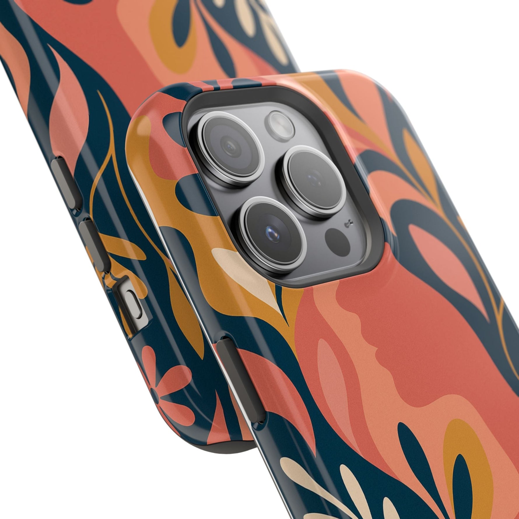 Floral Feminine Abstract MagSafe Impact-Resistant iPhone Case  Shamo's