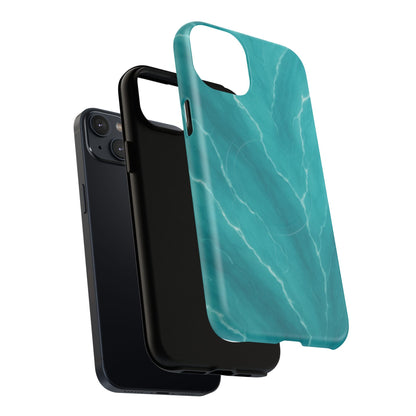 Ocean Aura Marble iPhone Case — MagSafe Compatible