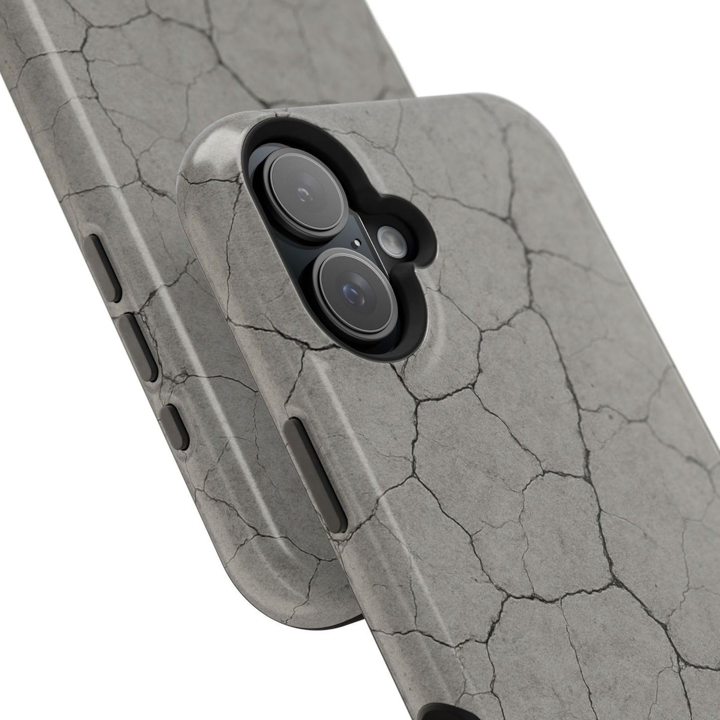 Cracked Concrete Texture iPhone Case with MagSafe compatibility  Shamo's