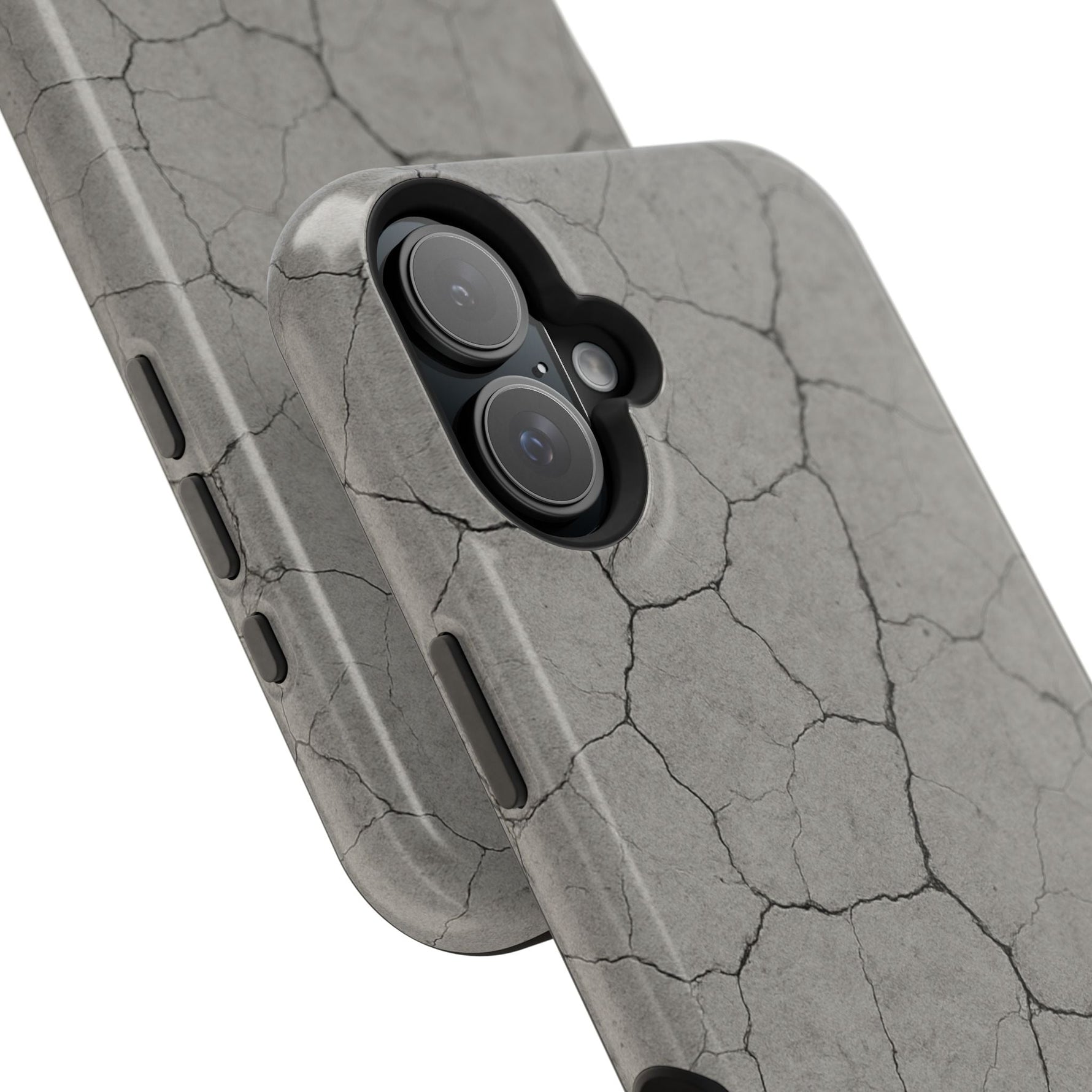 Cracked Concrete Texture iPhone Case with MagSafe compatibility  Shamo's