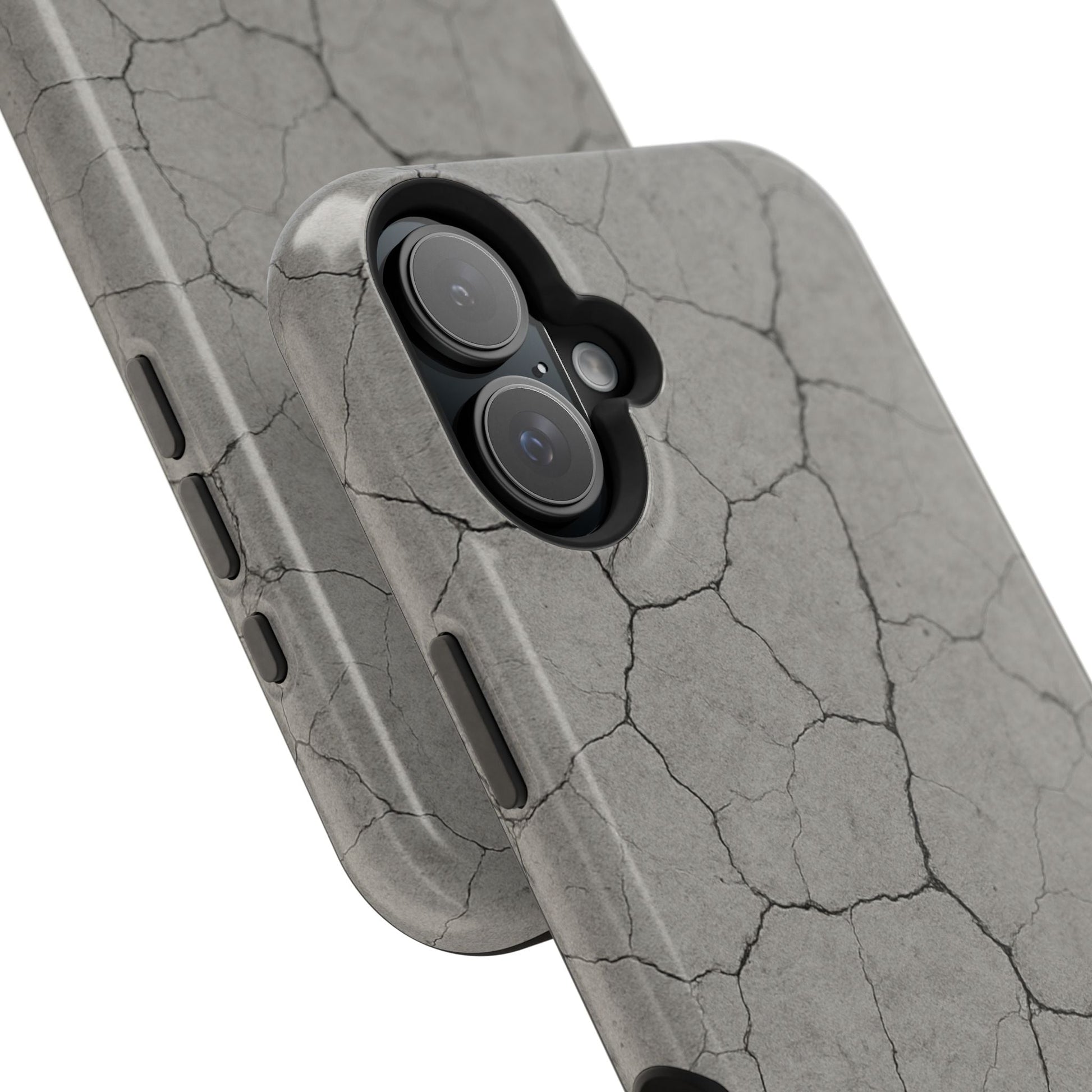Cracked Concrete Texture iPhone Case with MagSafe compatibility  Shamo's