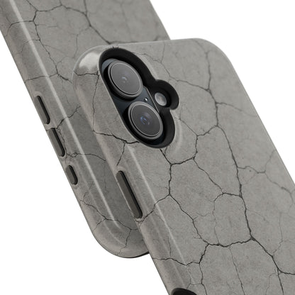 Cracked Concrete Texture iPhone Case with MagSafe compatibility  Shamo's