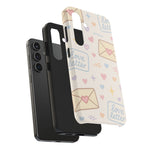 Pastel Love Letter Hearts Impact Phone Case  Shamo's
