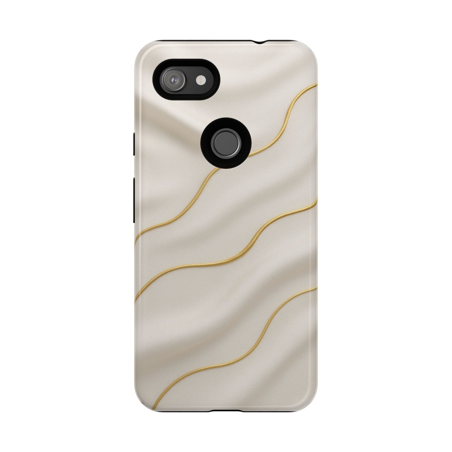 Elegant Gold Wave Tough iPhone Case