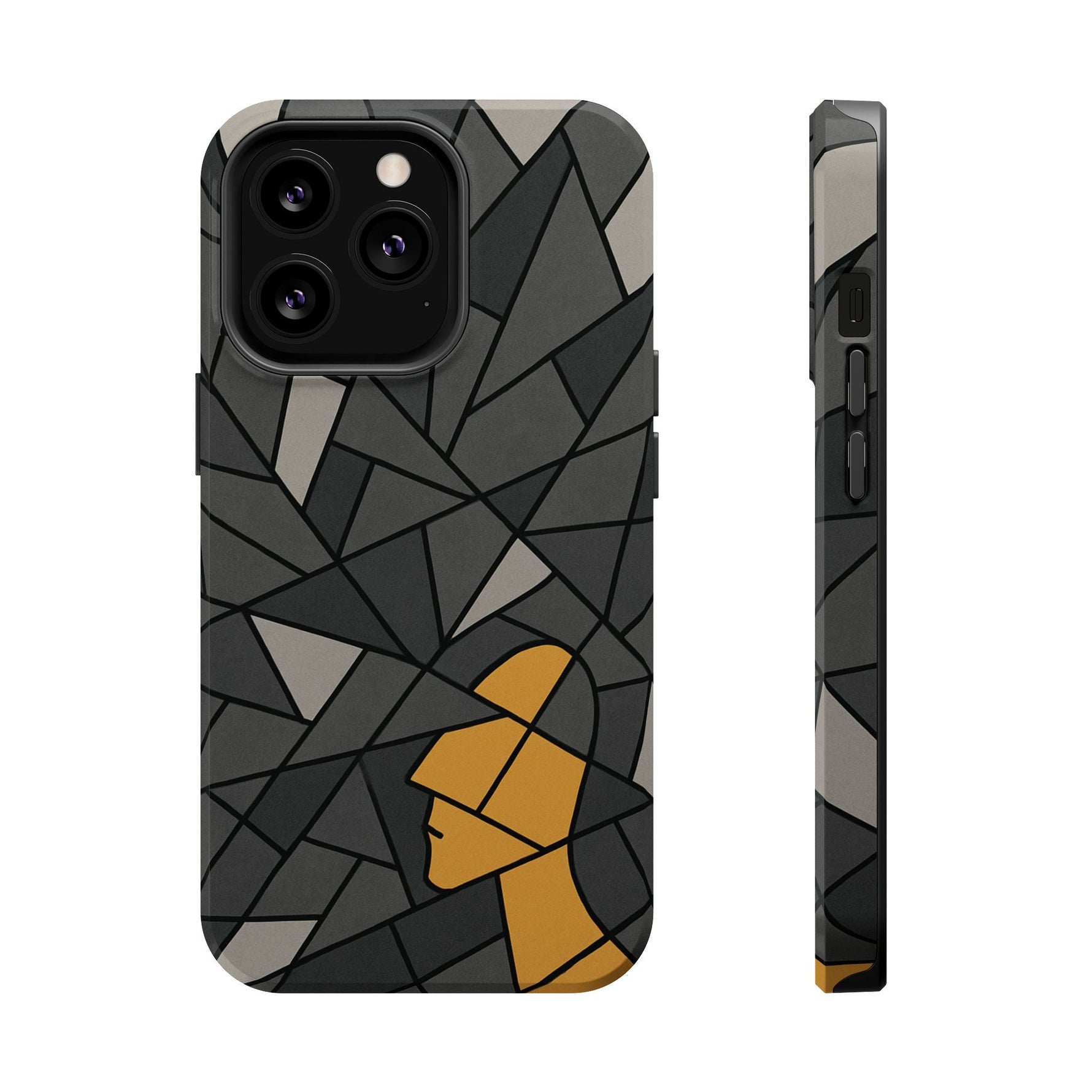 “Rebuilding Myself” Abstract iPhone Case — Magnetic MagSafe Impact-Resistant  Shamo's iPhone 13 Pro / Glossy