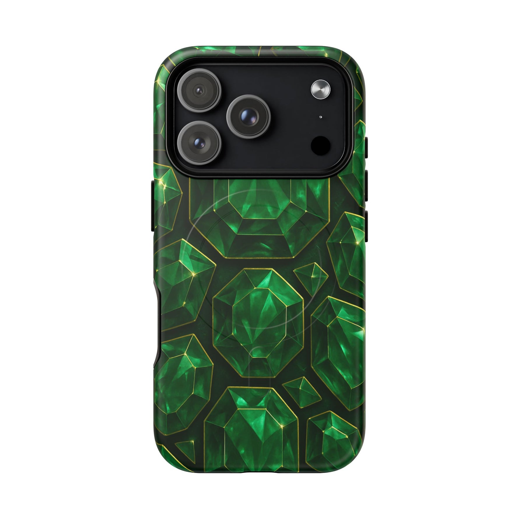 Luxury Series Emerald Gem iPhone Case with MagSafe - Shamo's