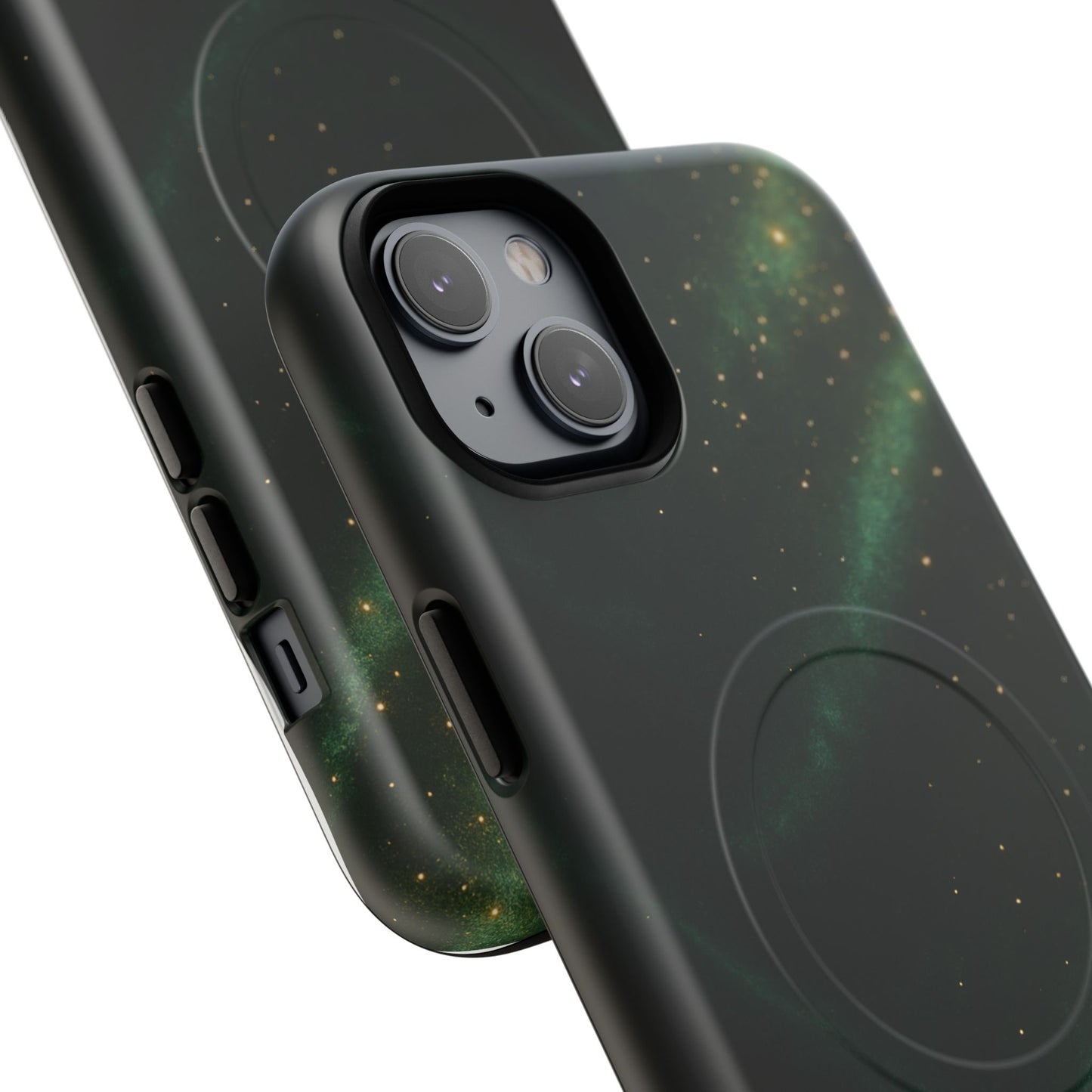 Luxury Series Emerald Galaxy iPhone Case with MagSafe