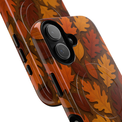 Falling Leaves Magic Phone Case MagSafe Compatible