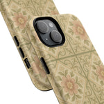Vintage Rustic Foral Tiles iPhone Case | MagSafe - Shamo's