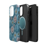 Frozen Floral Rose & Daisy Impact iPhone Case | MagSafe compatible  Shamo's