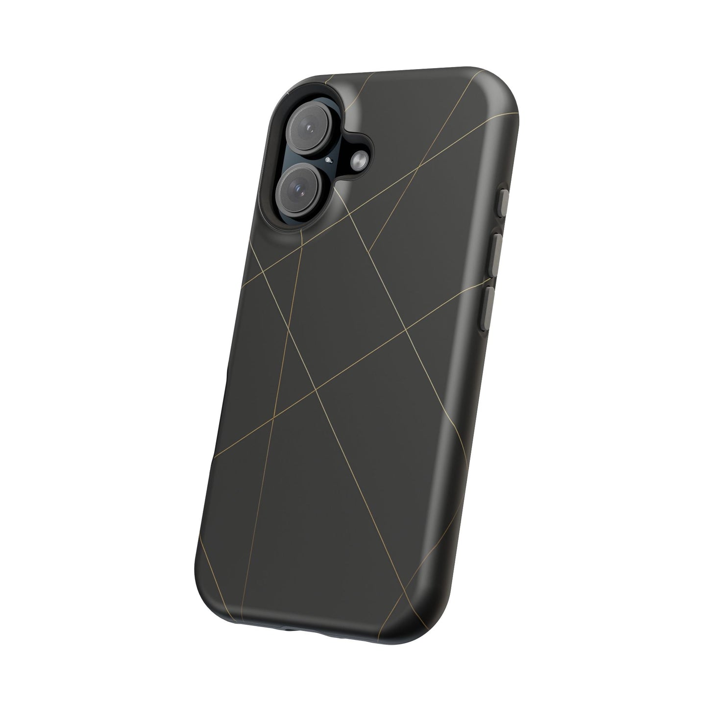 Black Geometric Design iPhone Case | MagSafe  Shamo's