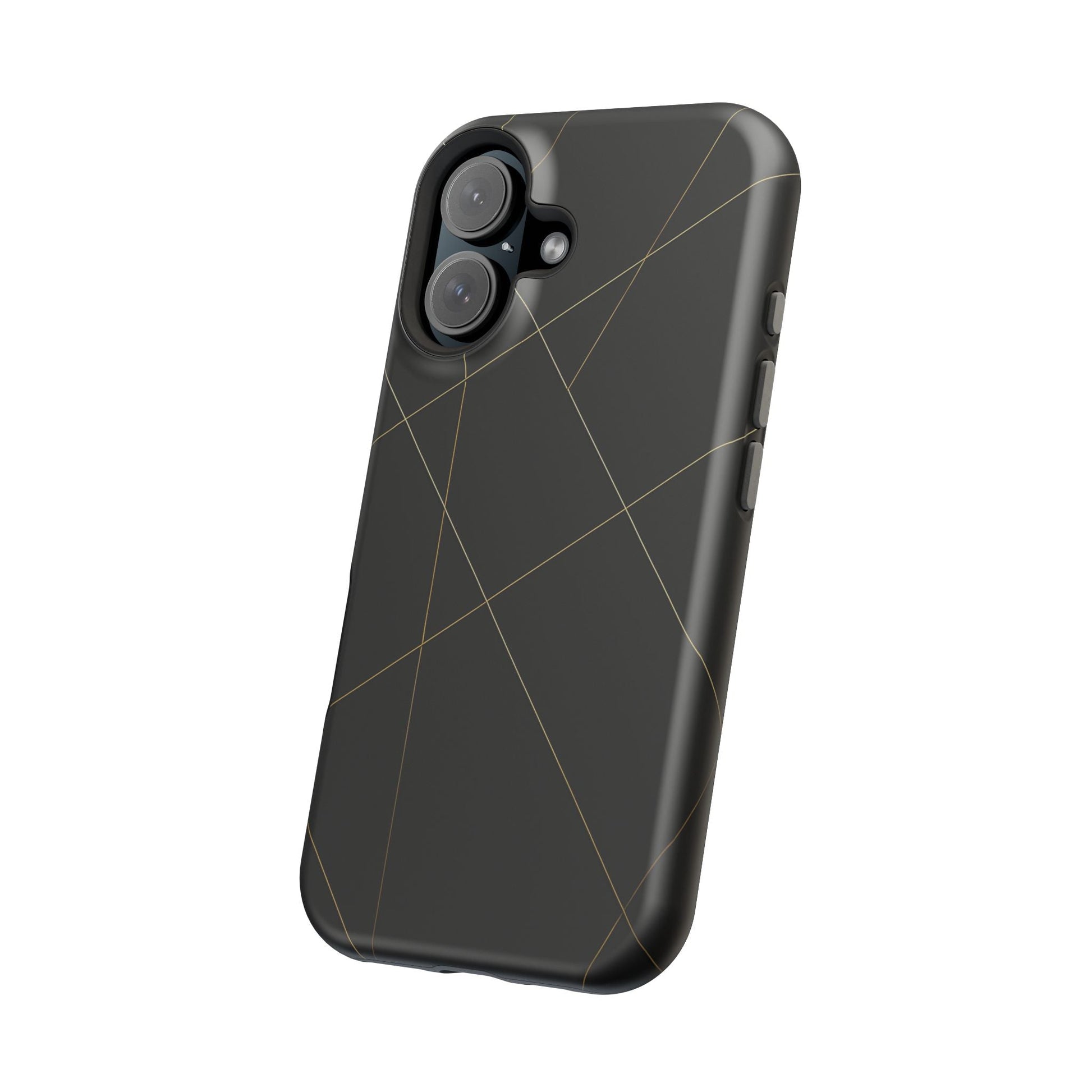 Black Geometric Design iPhone Case | MagSafe  Shamo's