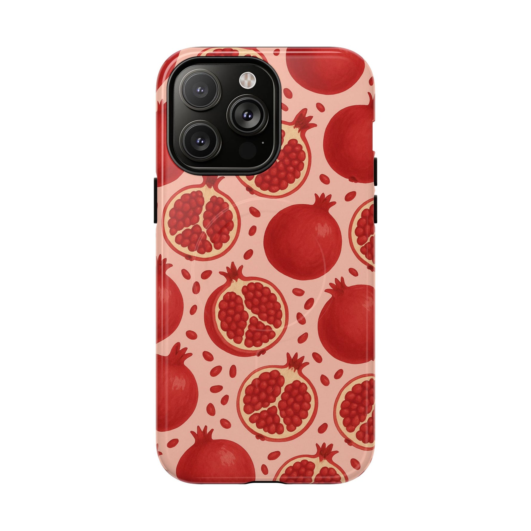 Pomegranate Fruit Tough iPhone Case | MagSafe Compatible - Shamo's