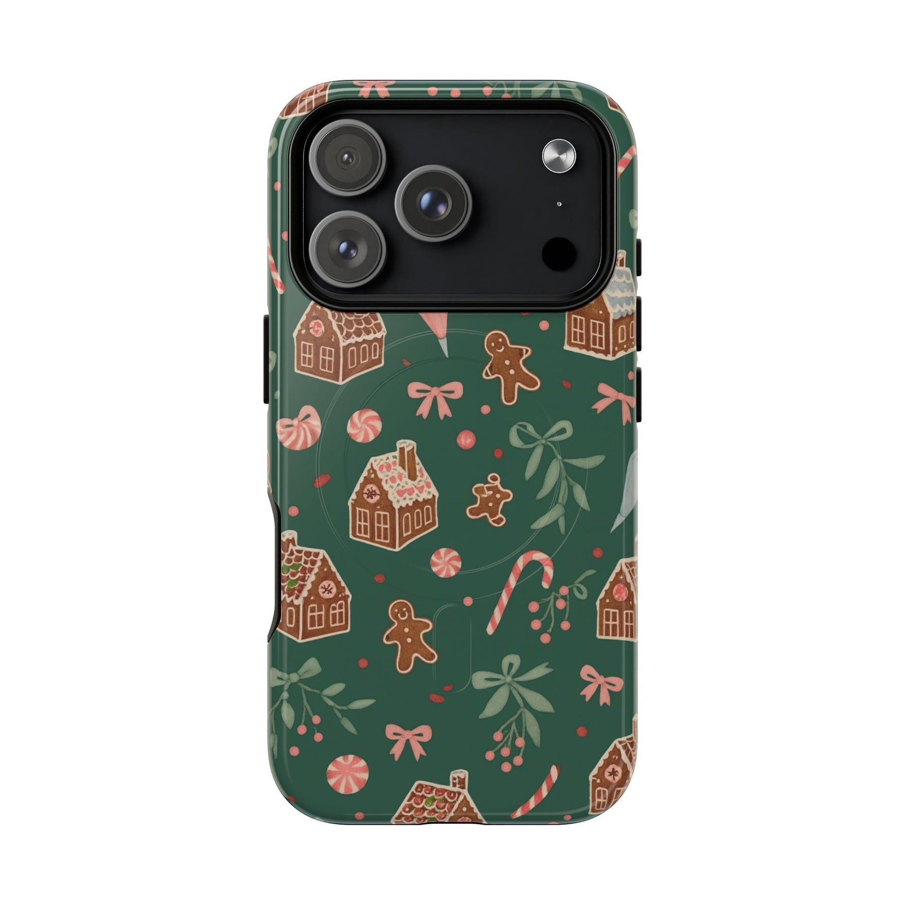 Holiday Gingerbread iPhone Case | MagSafe  Shamo's iPhone 17 Pro / Glossy