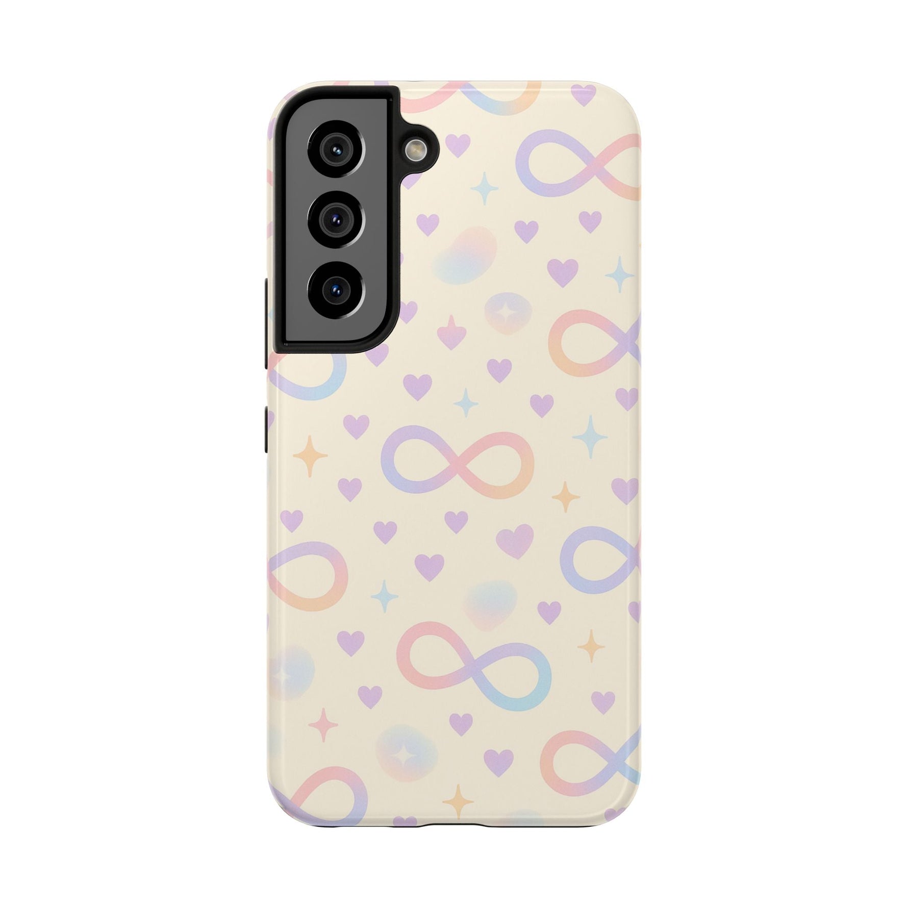 Infinity Pattern Tough Phone Case — Pastel Hearts & Stars  Shamo's Samsung Galaxy S22