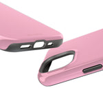 Cotton Candy Pastel Pink Impact-Resistant Phone Case | Slim Protective MagSafe-Compatible Cover