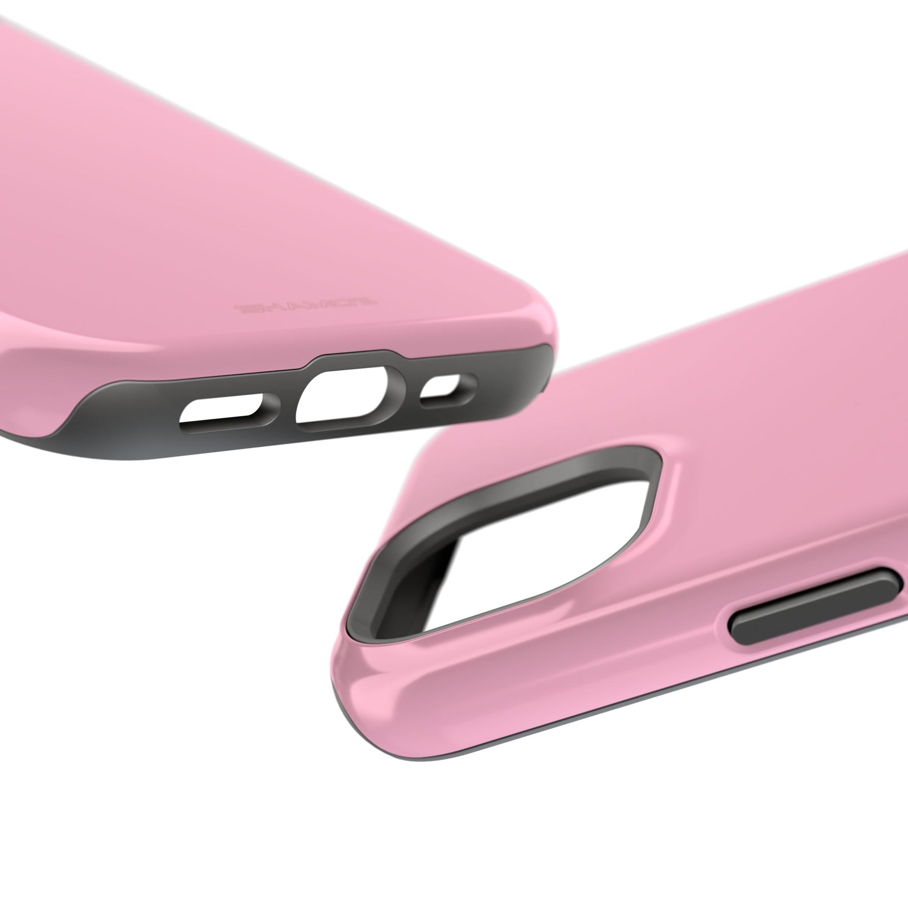Cotton Candy Pastel Pink Impact-Resistant Phone Case | Slim Protective MagSafe-Compatible Cover