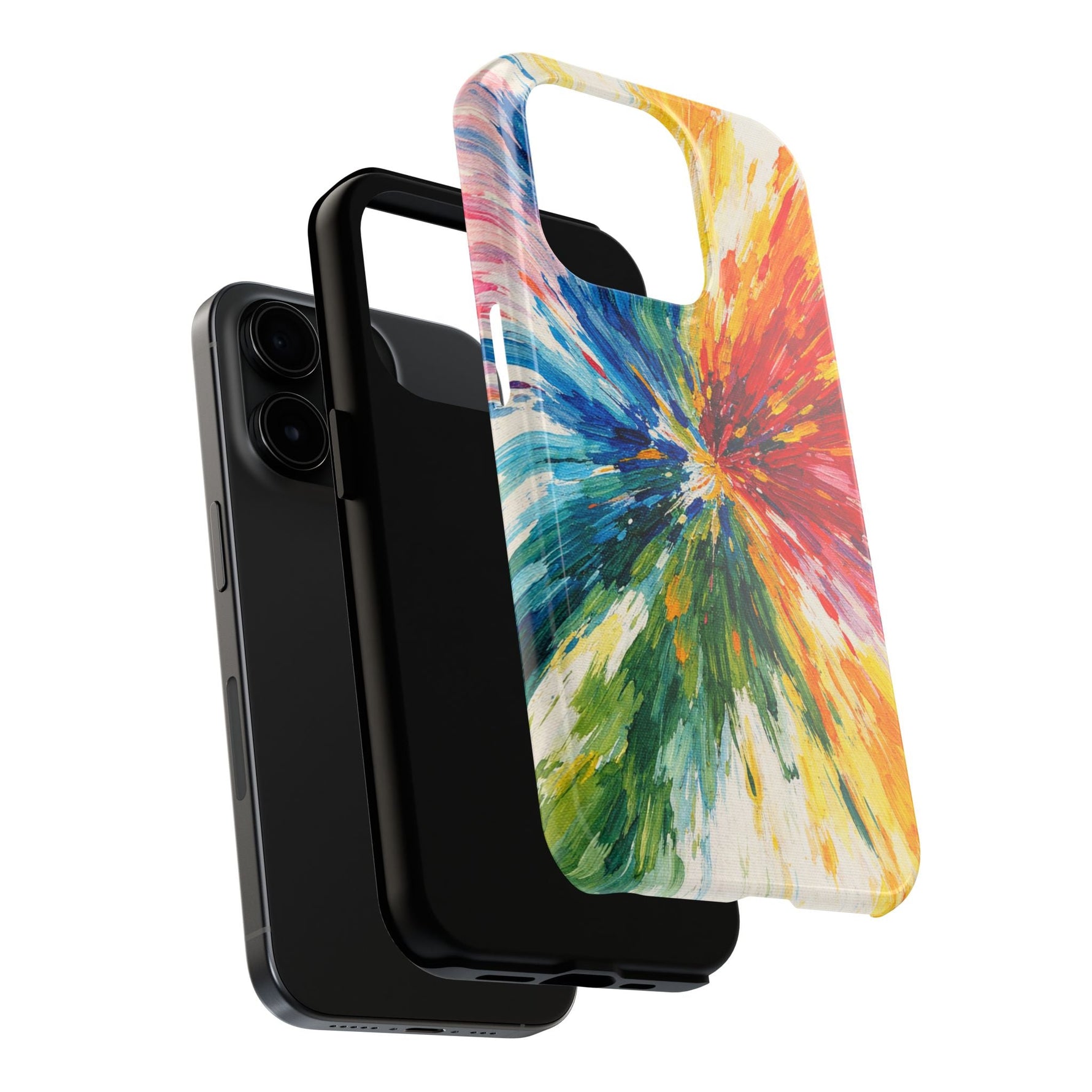 Vibrant Abstract Paint Explosion Impact Phone Case  Shamo's