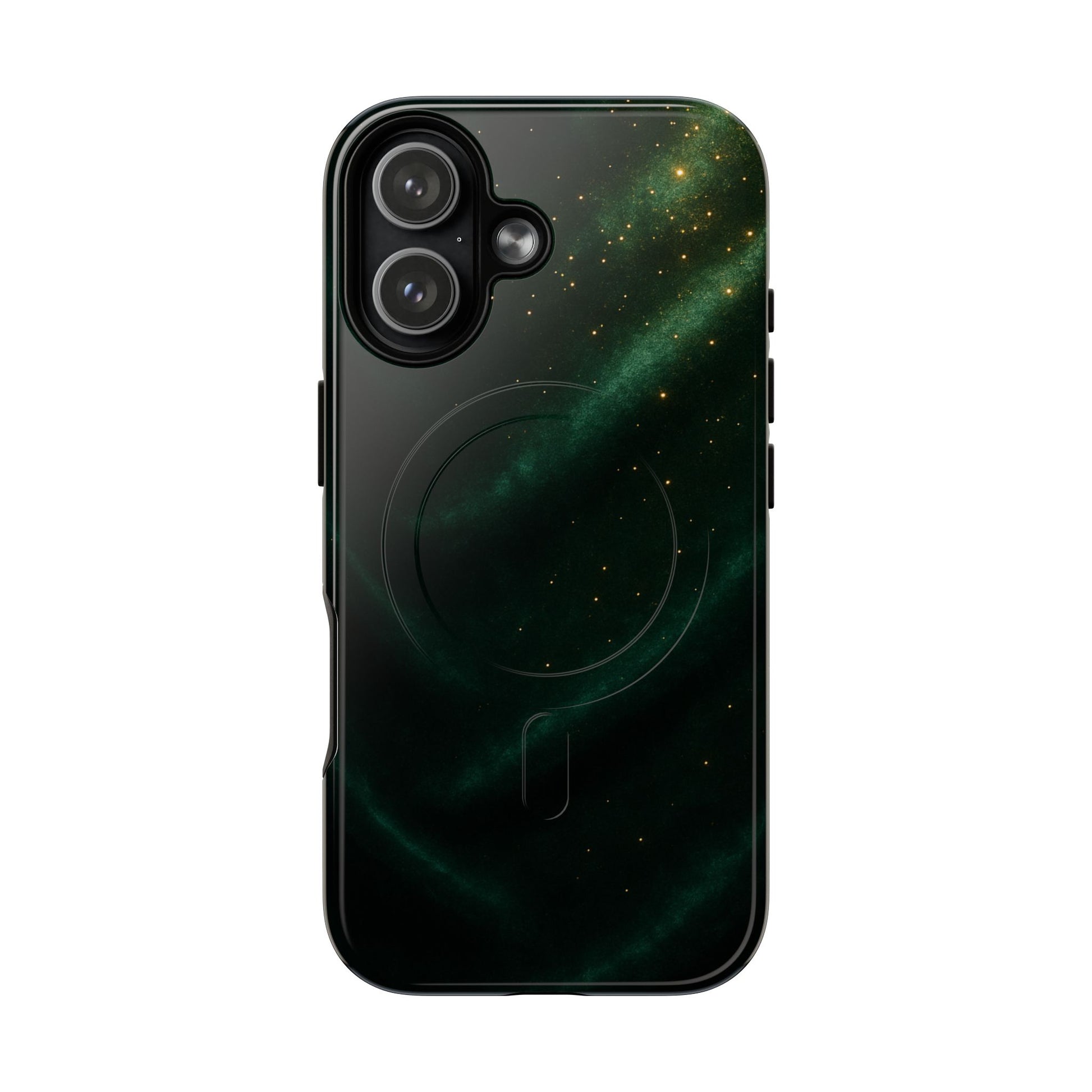 Luxury Series Emerald Galaxy iPhone Case with MagSafe - Shamo's