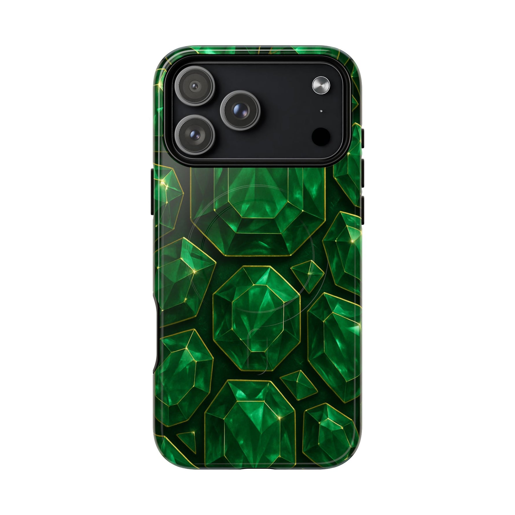 Luxury Series Emerald Gem iPhone Case with MagSafe - Shamo's